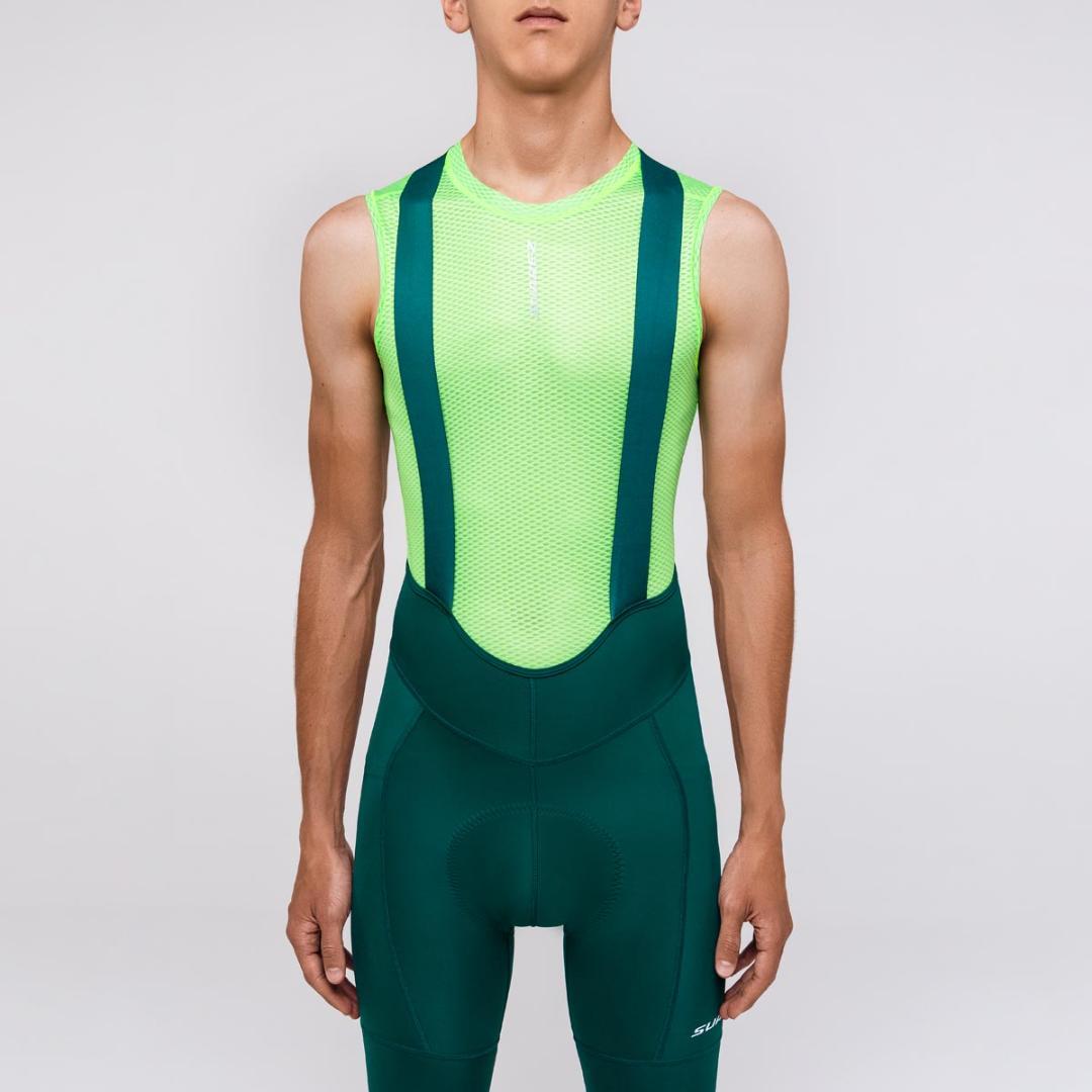 新品ビブショーツ　SUAREZ　グリーン（XS）
