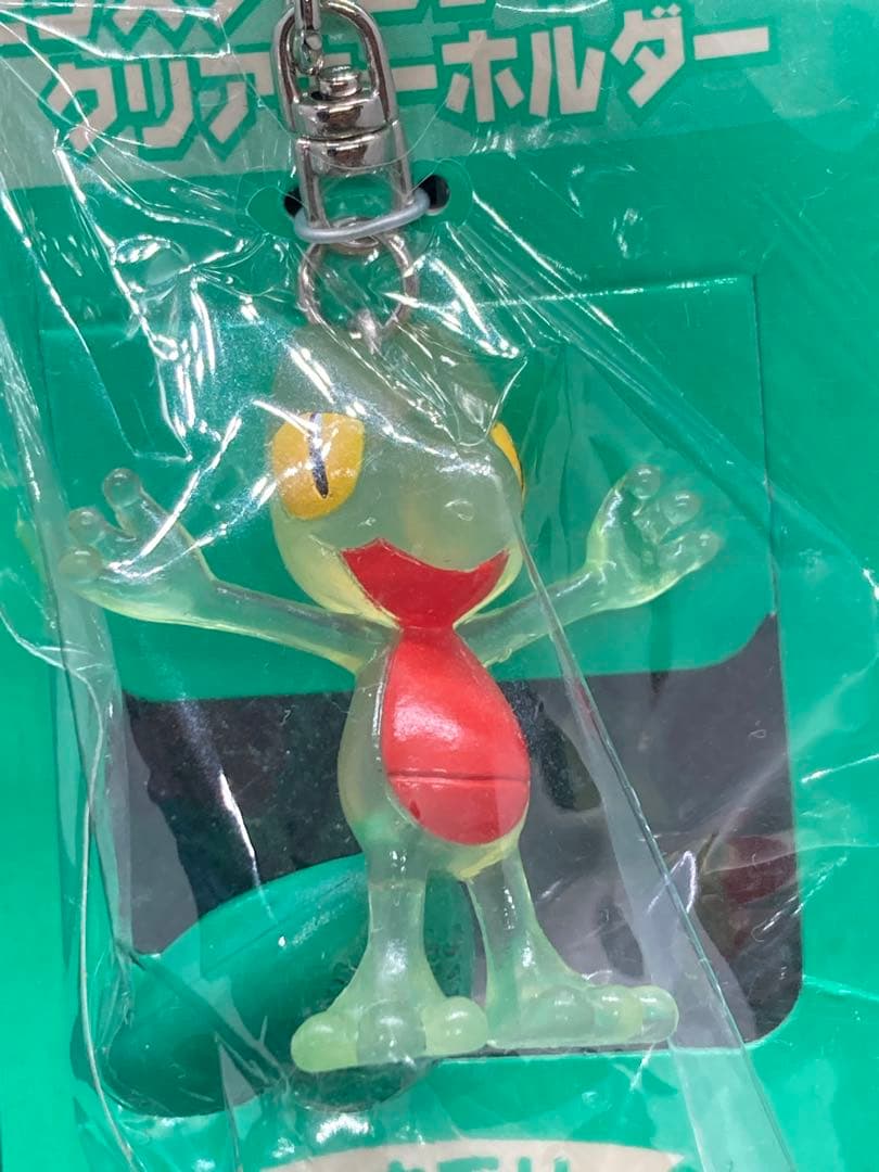 【新品未使用】 キモリ　モンコレ　クリアキーホルダー　ポケモン　レトロ　TOMY