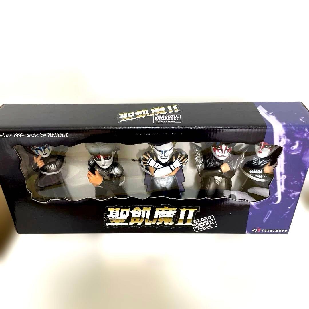 s*y様 【新品・美品】　聖飢魔Ⅱ　フィギュア５体セット マーミット　ソフビ