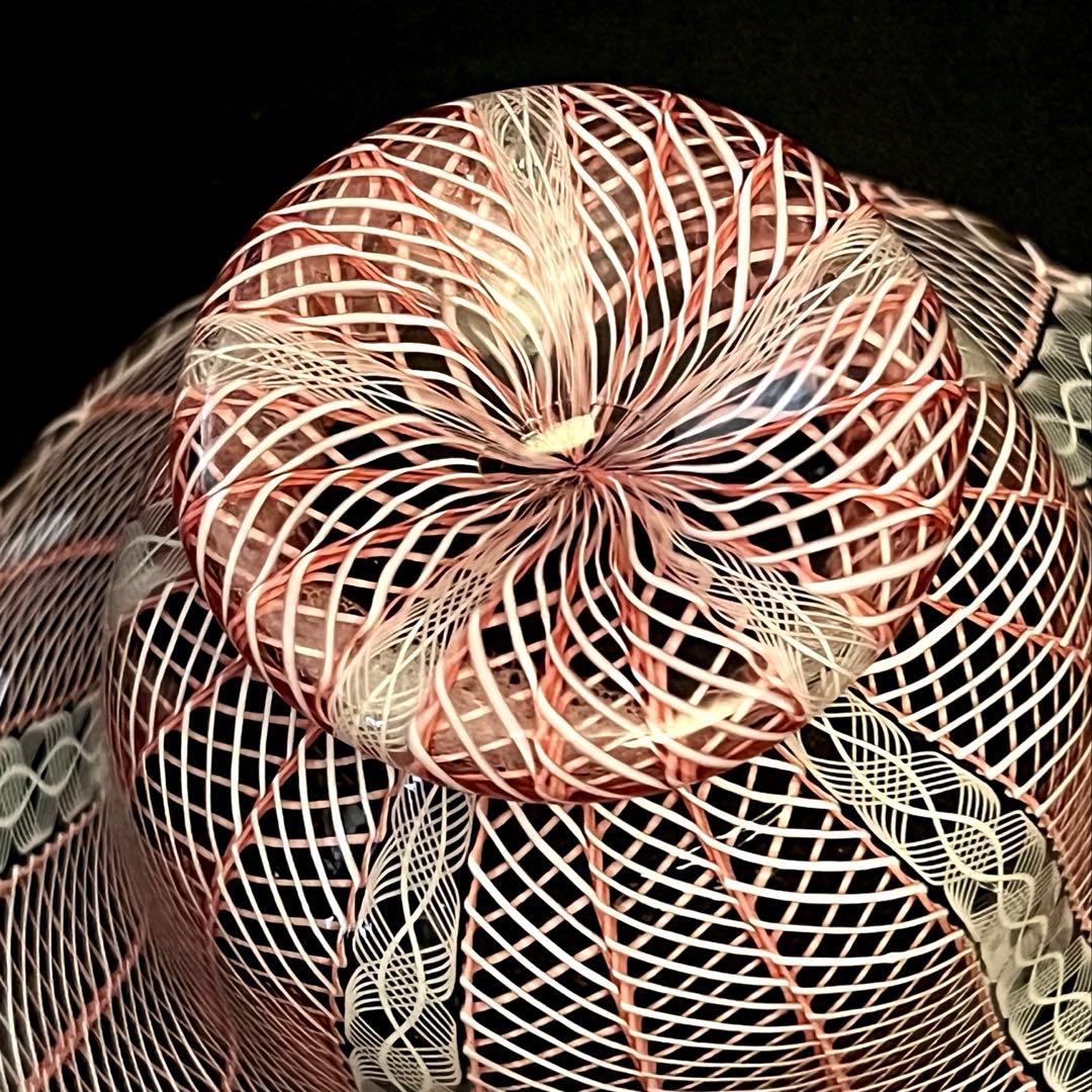 ムラーノ　ヴェネチアングラス　ボウル コンポート　置物　大きめ！