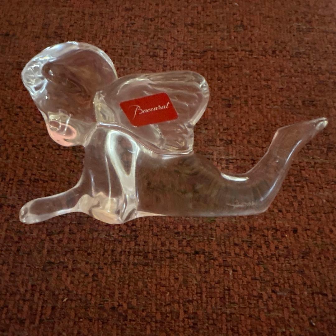 Baccarat クリスタルガラス 天使のオブジェ