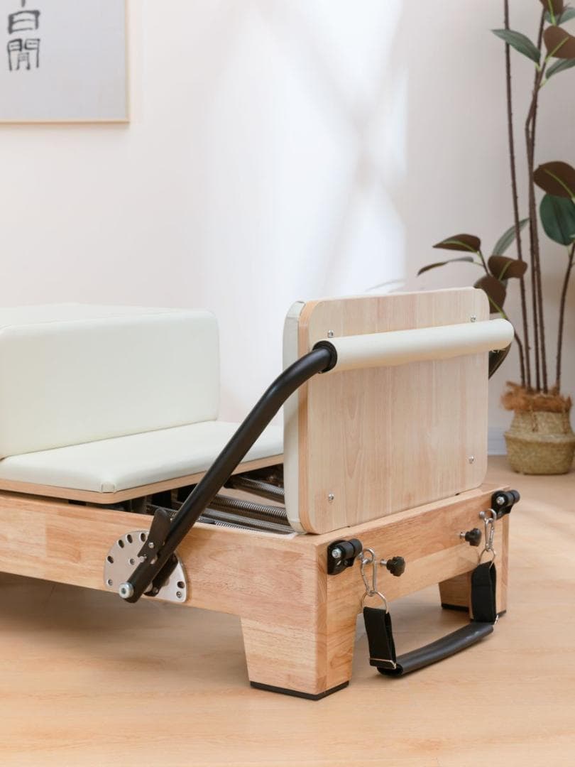 「入荷完了、すぐに発送可能」ウッドフォルダブルピラティスリフォーマー セット