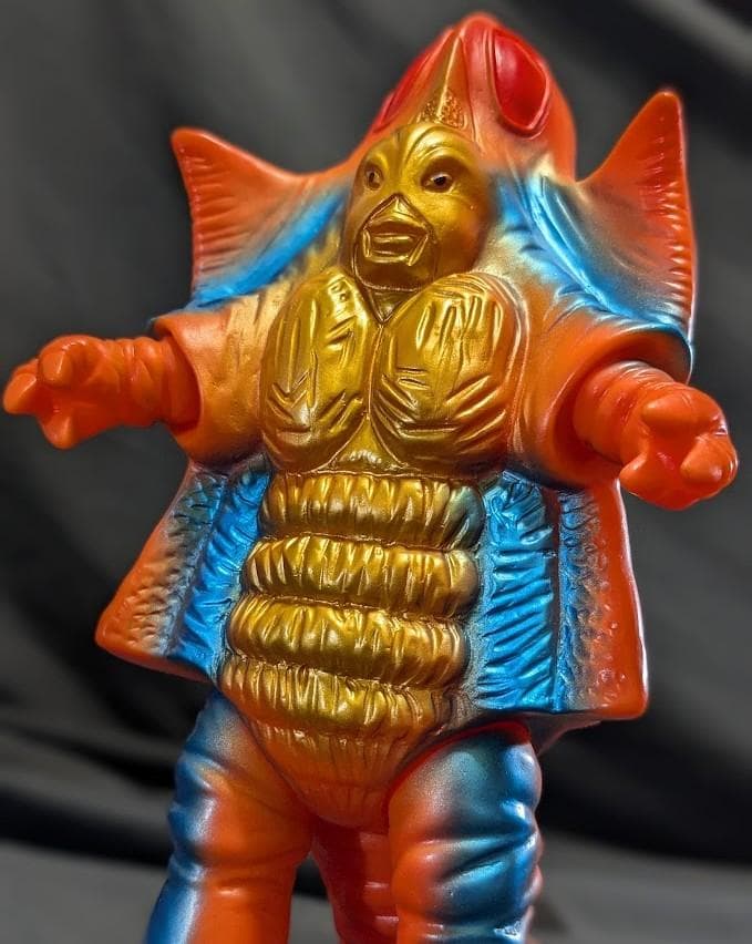 アイアン「ミラーマン」登場怪獣（ブルマァク復刻）ソフビフィギュア