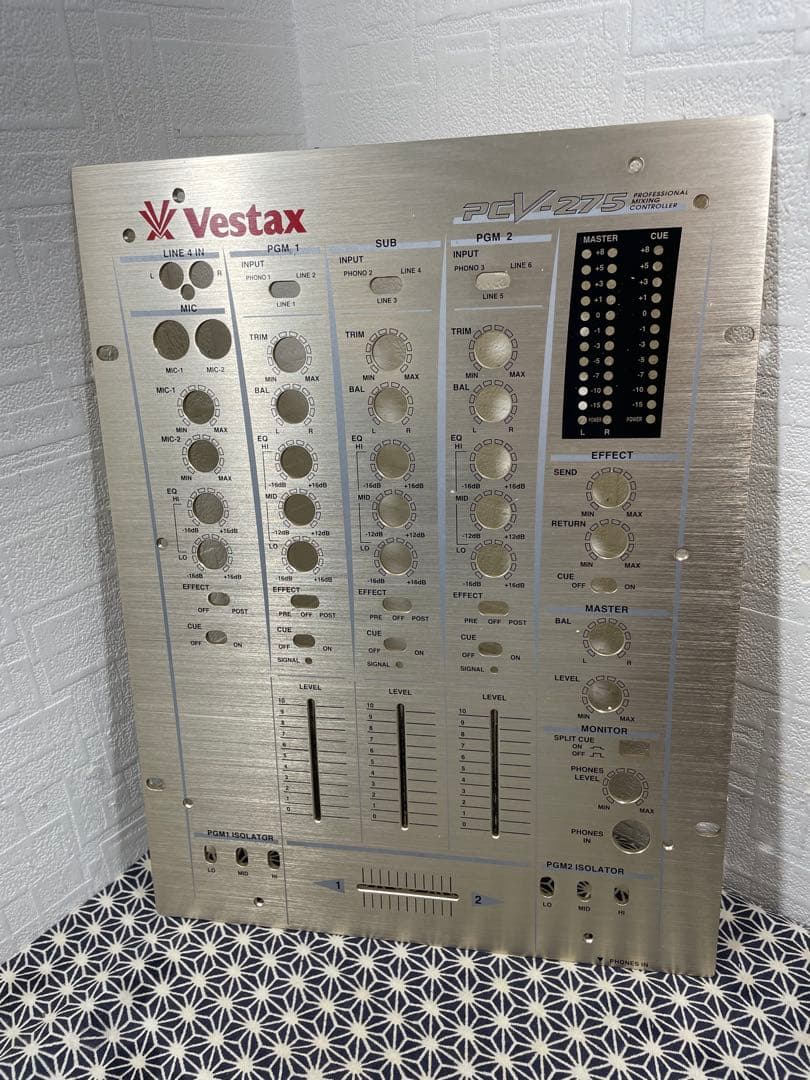VESTAX ベスタクス　PCV-275 縦横フェーダーメンテナンス