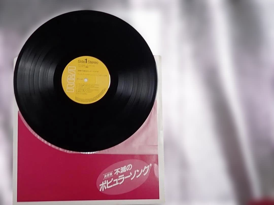 LPレコード 不滅のポピュラーソング集 全120曲 10枚組 解説書付 送料込