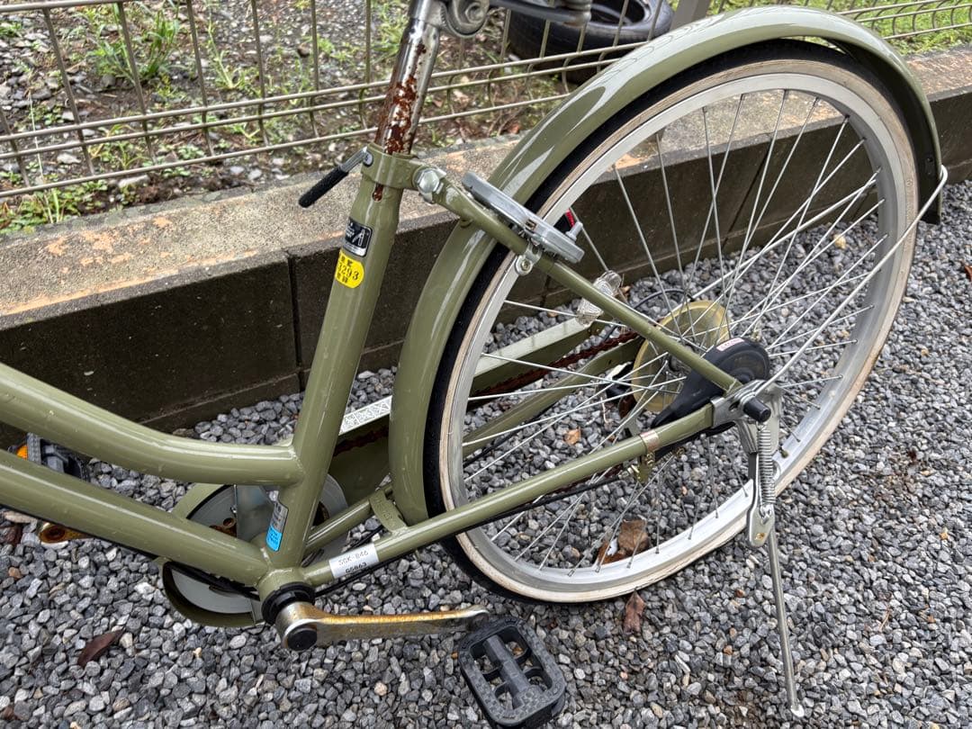 シティサイクル オリーブグリーン 26インチ