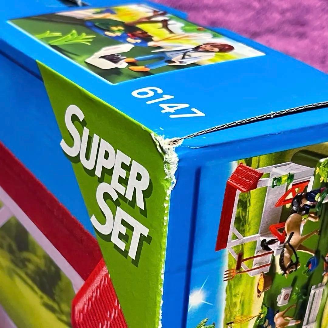【プレイモービル】playmobil 6147馬パドック・6929シャワーセット