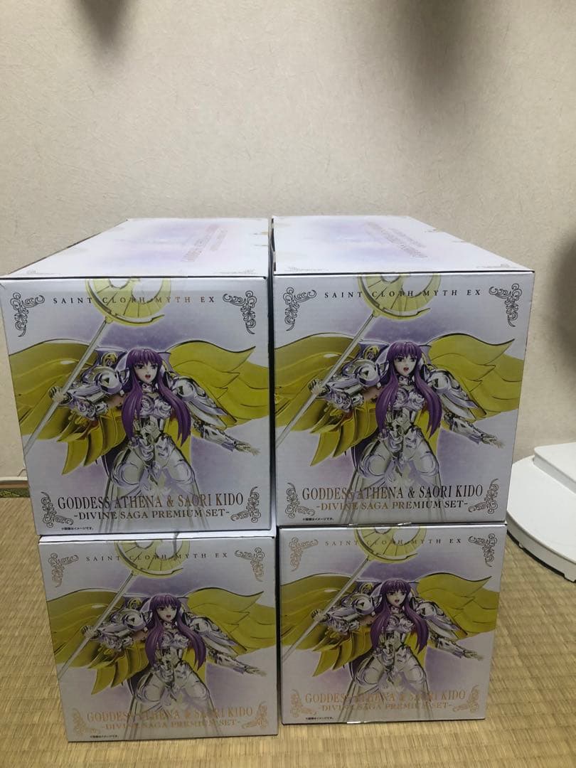 聖闘士聖衣神話EX 女神アテナ＆城戸沙織 -ディバインサーガプレミアム　4セット