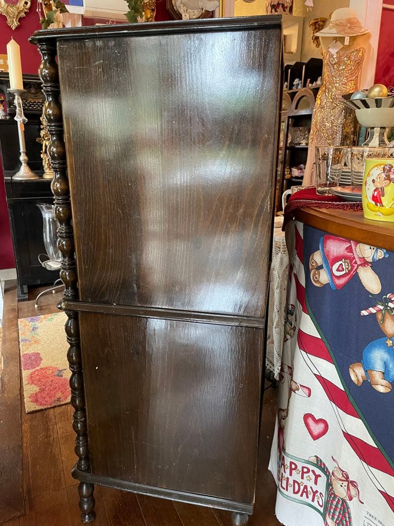 値下！木製書類キャビネット　レトロキャビネット