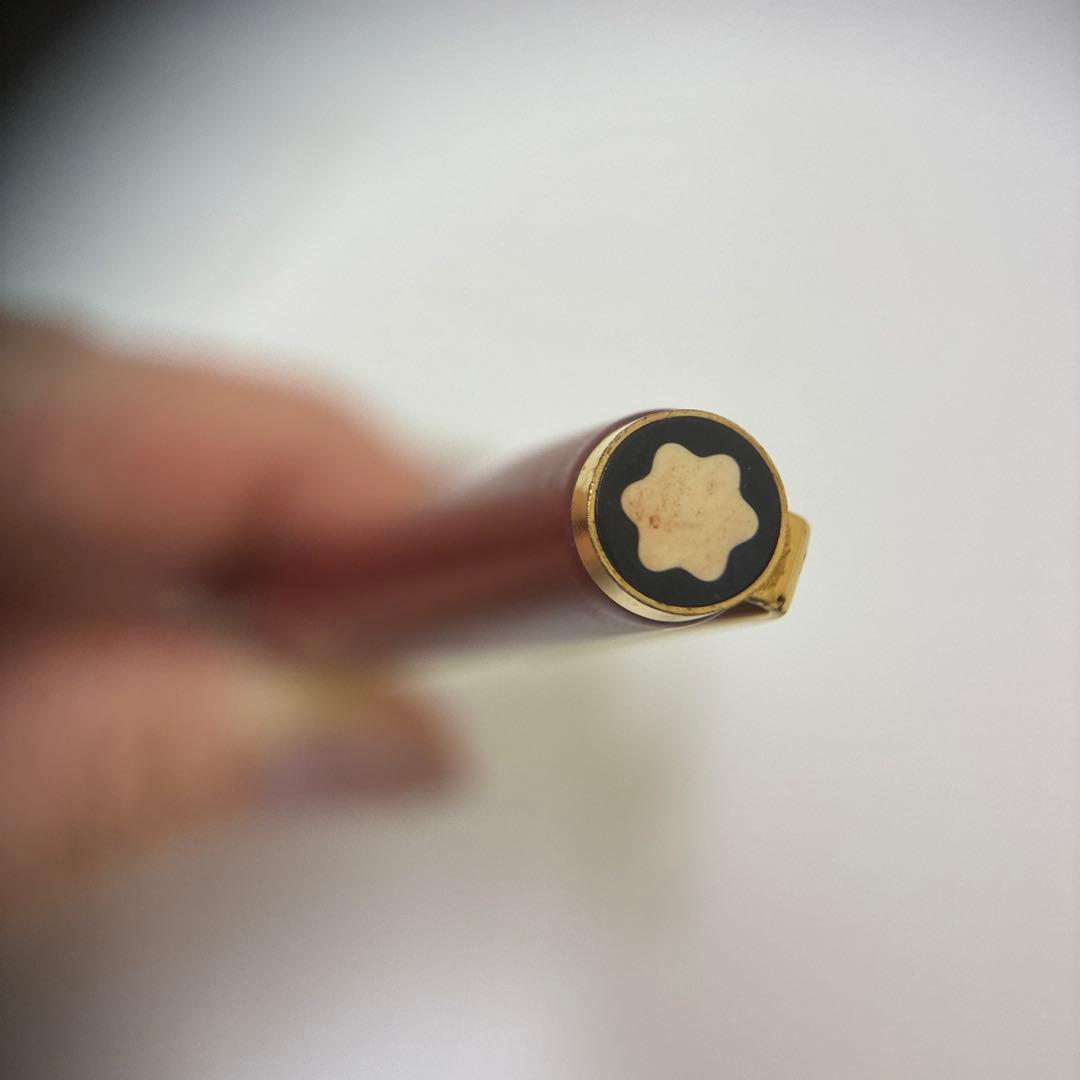 モンブラン 赤 万年筆　※インク無し