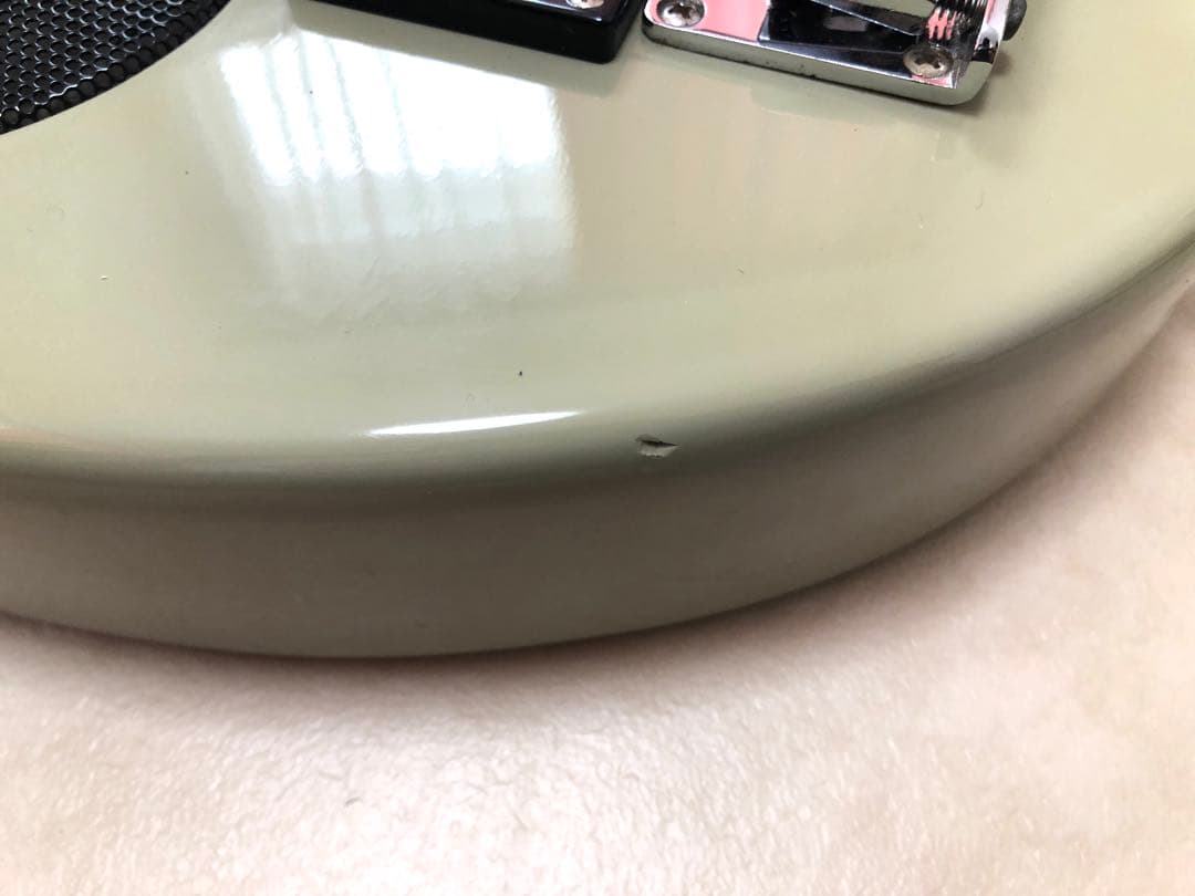 【超美品】ZO-3 グレー アンプ内蔵ミニギター ヘッドフォン端子付