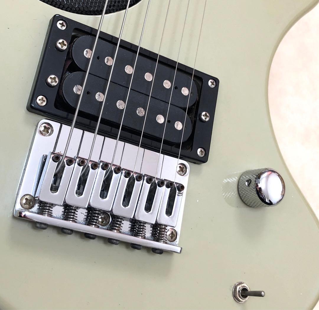 【超美品】ZO-3 グレー アンプ内蔵ミニギター ヘッドフォン端子付