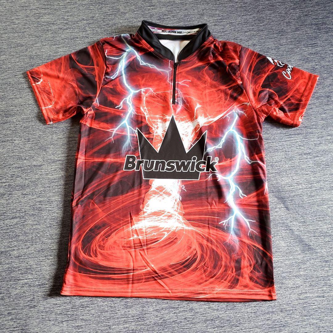 【日本未発売】ブランズウィック 日本サイズL相当　レッド　ボウリングウェア