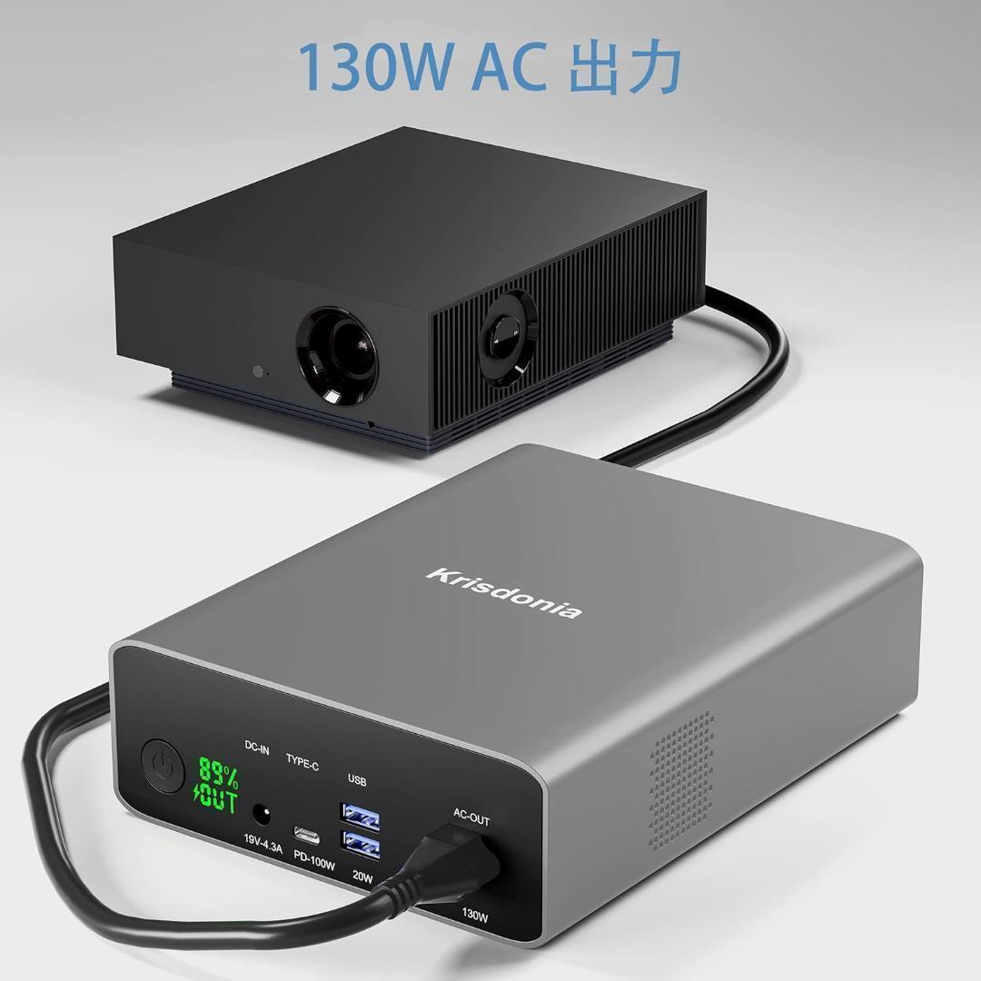 ✨ポータブル電源 AC出力対応 モバイルバッテリー 296Wh✨80000mAh