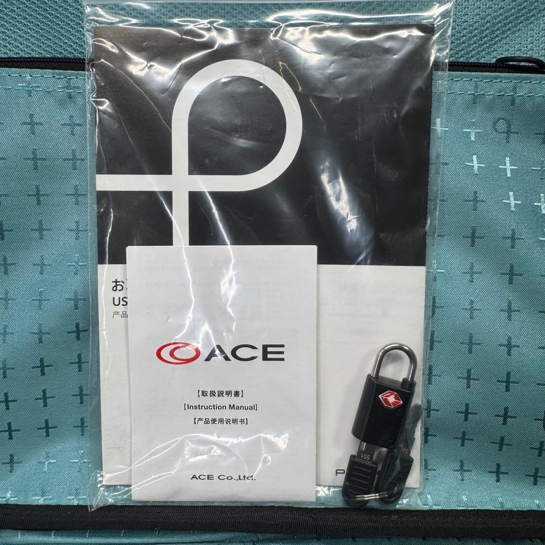 か*※様 エース プロテカ フィーナ スーツケース ソフトキャリー 黒 鍵付き