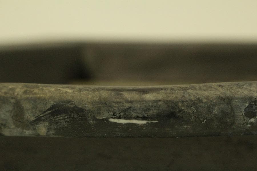 中国美術 色絵 花模様 植木鉢 花盆(ZE494)