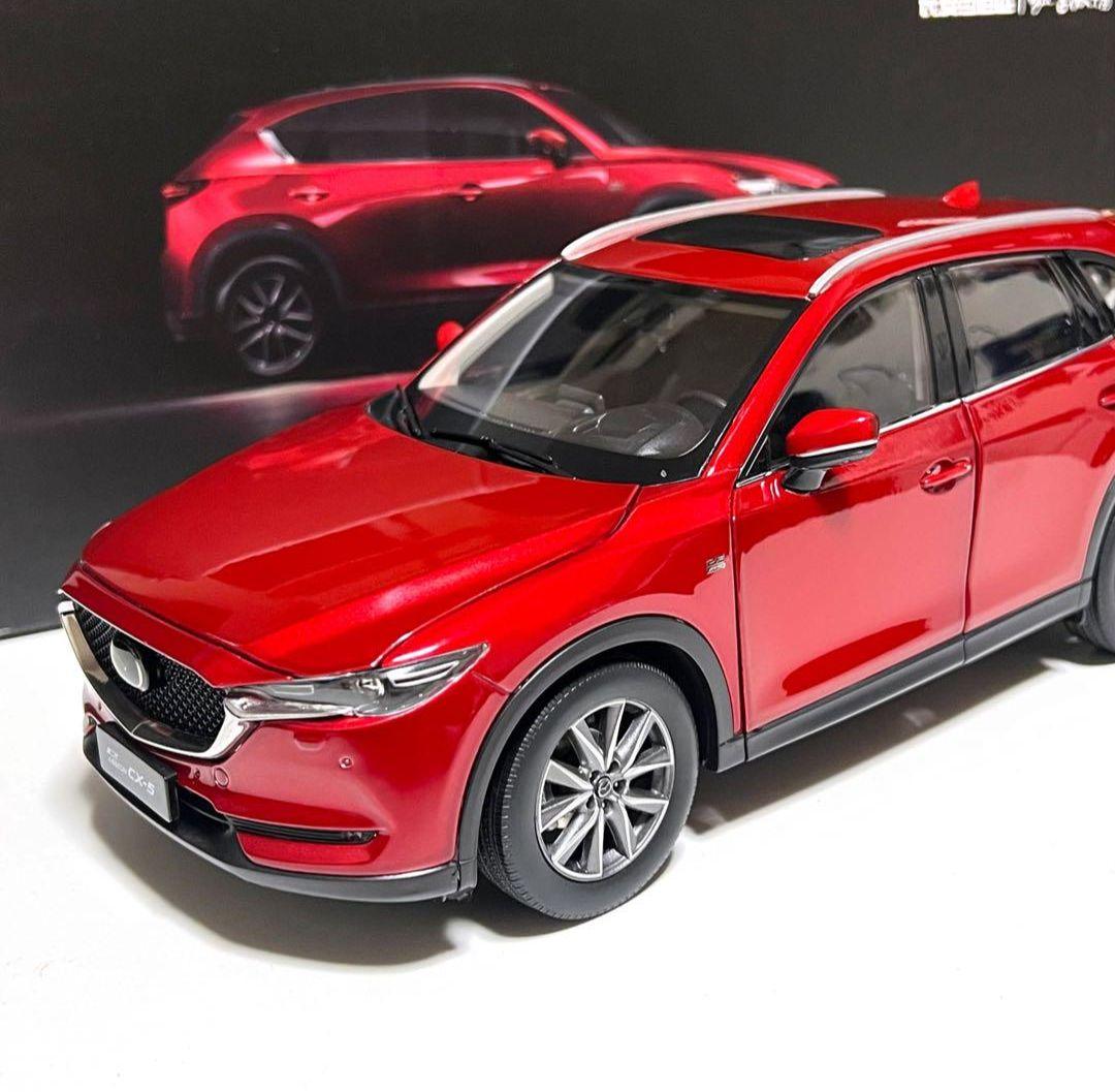 マツダ CX-5 赤 ミニカー 1/18