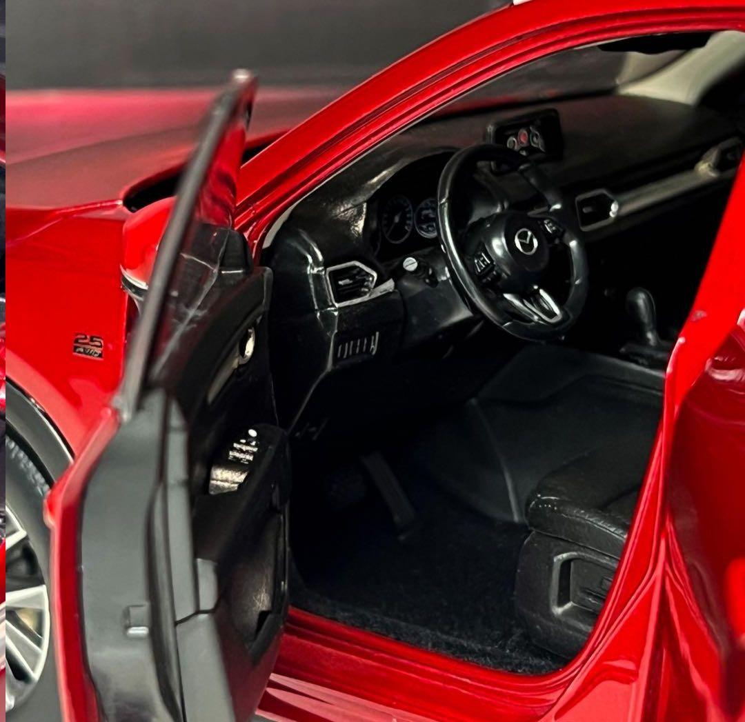 マツダ CX-5 赤 ミニカー 1/18