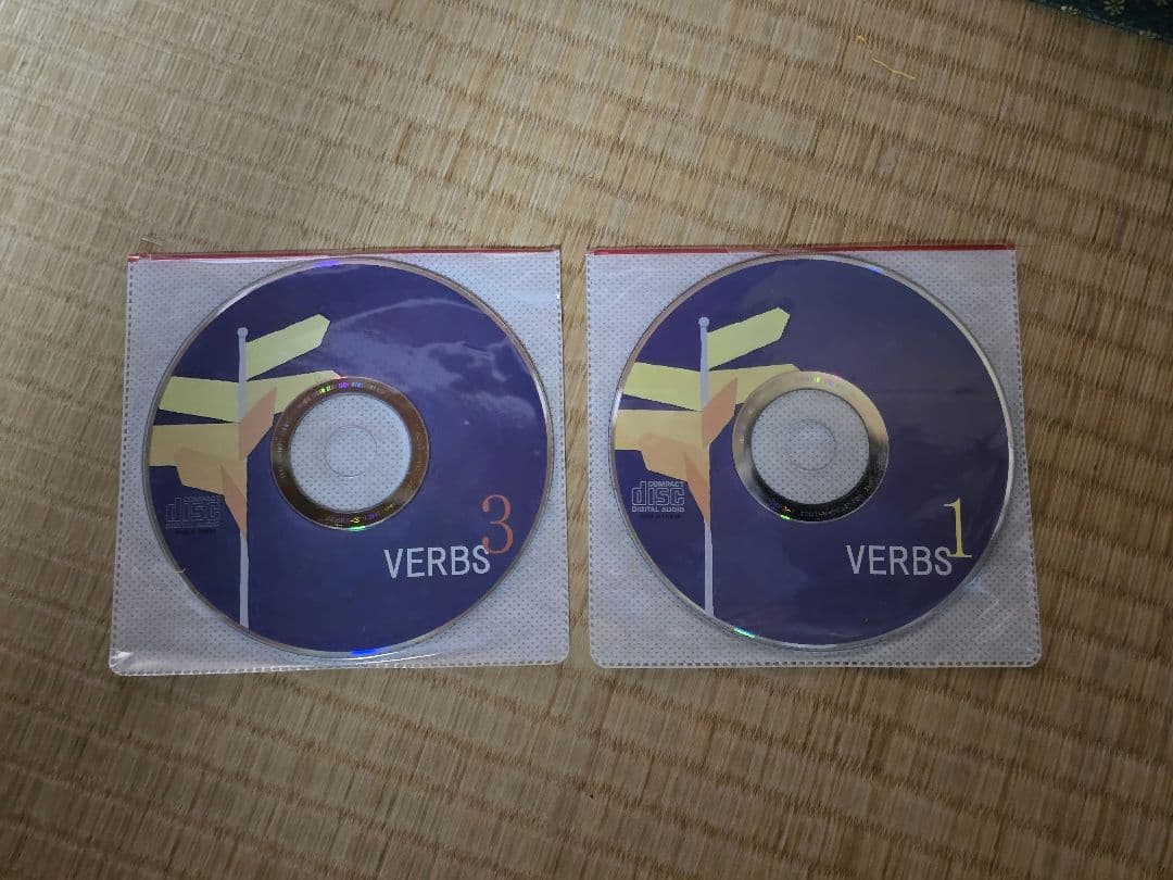 富田一彦　VERBS 一式セット　CD 下敷き