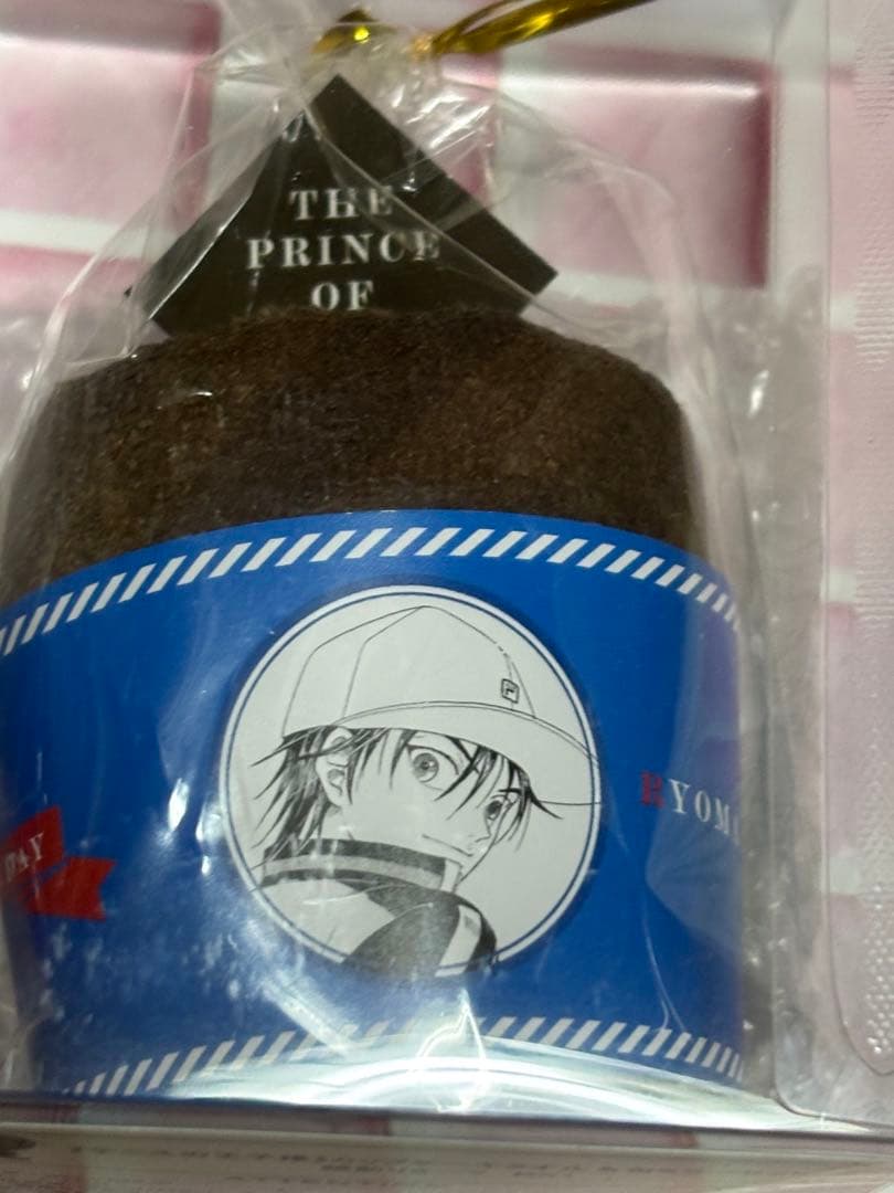 テニスの王子様　テニプリ カップケーキタオル&缶ミラー　越前リョーマ　竜崎桜乃