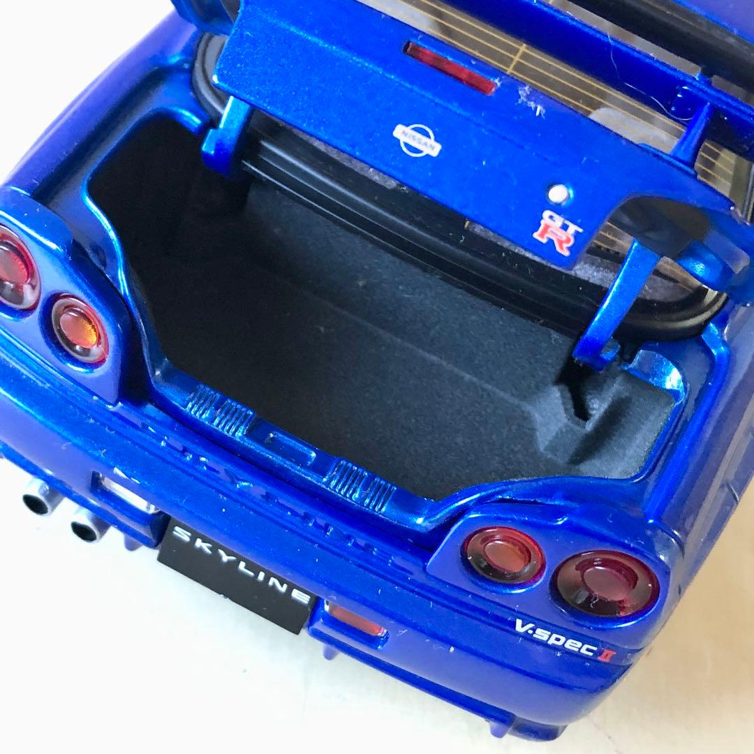 AUTO ART 1/18 R34 GT-R Vスペック II ベイサイドブルー