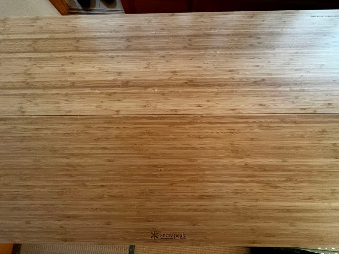 スノーピーク ワンアクションテーブルロング Light Bamboo
