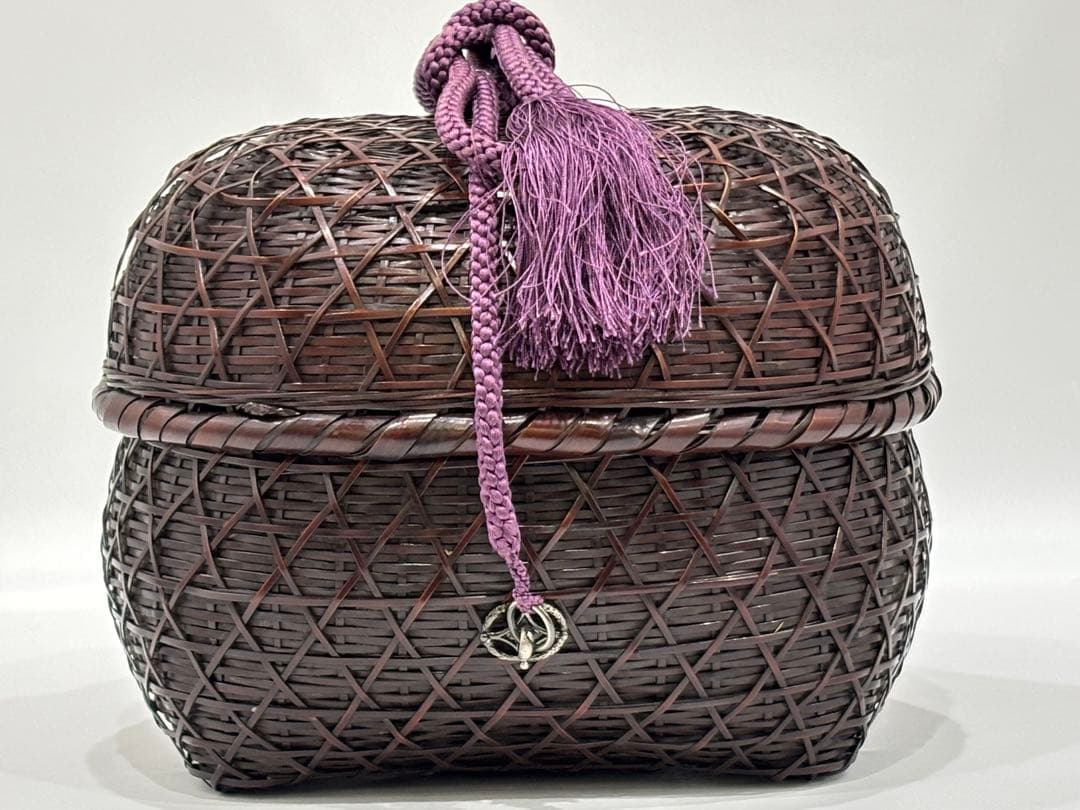 茶道具 吉川日月 御所篭 野点籠 茶籠一式セット 紙箱