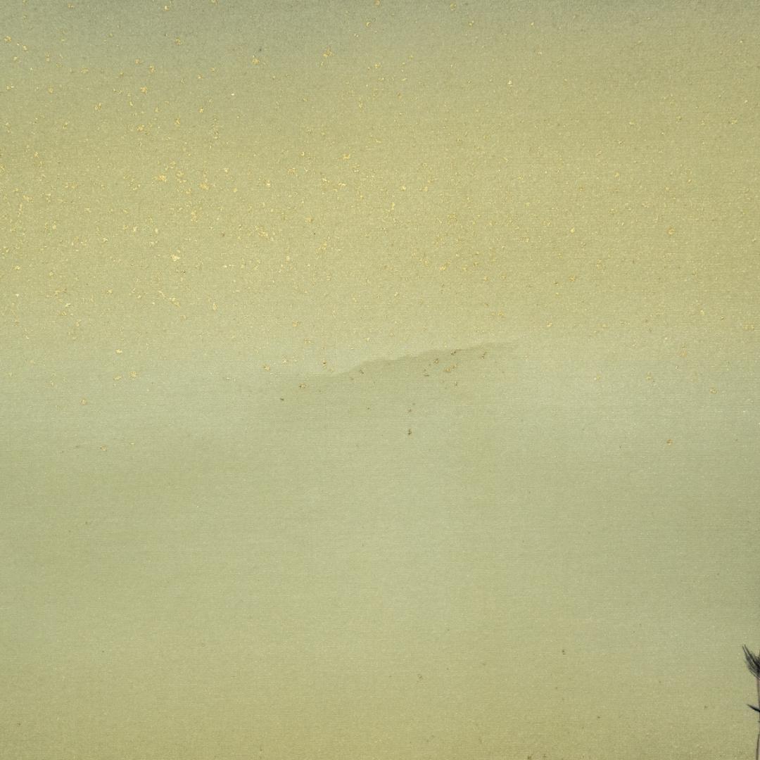 掛軸-1461　国井幸雪　菅公御真影　共箱　二重箱