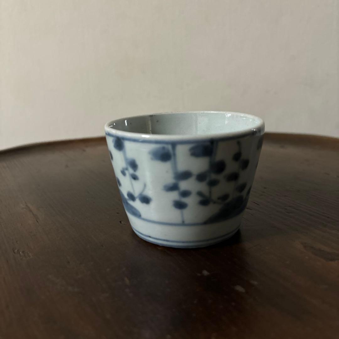 古伊万里蕎麦猪口5点　アンティーク　酒器　懐石　古道具　骨董　検:李朝