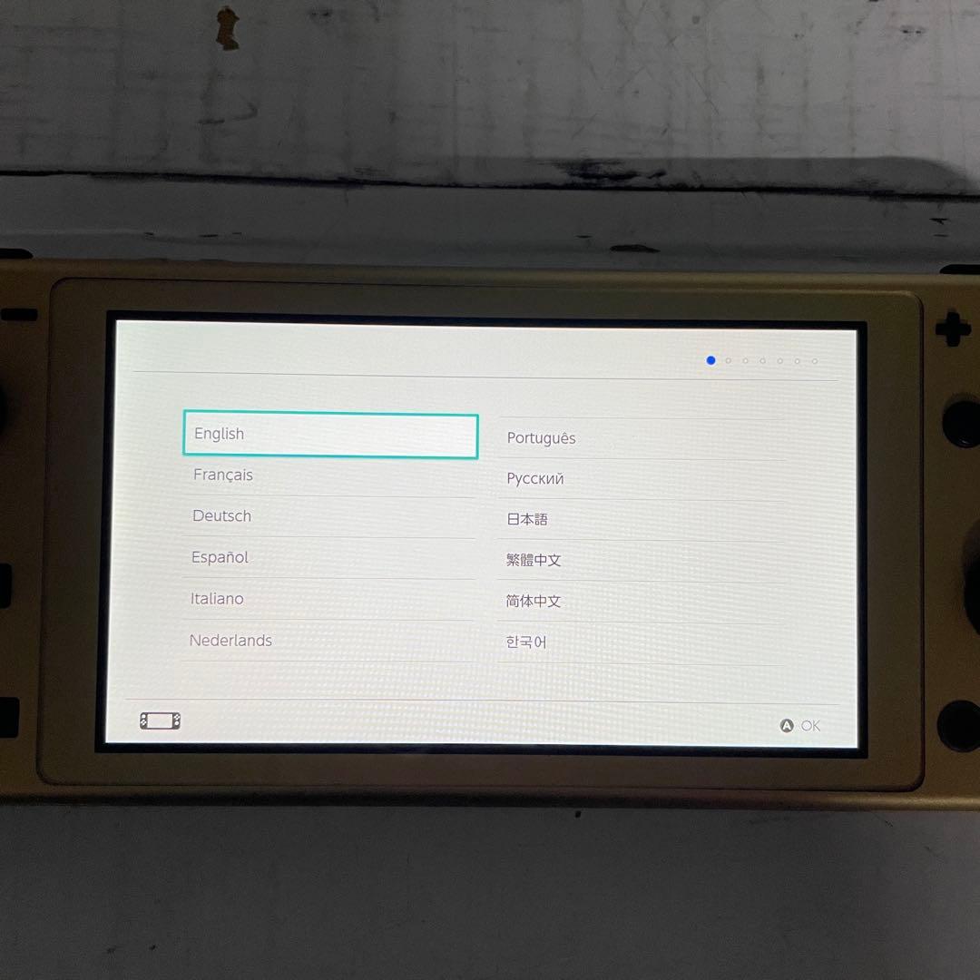 Switch Lite ゼルダの伝説 ハイラルエディション 本体 動作品