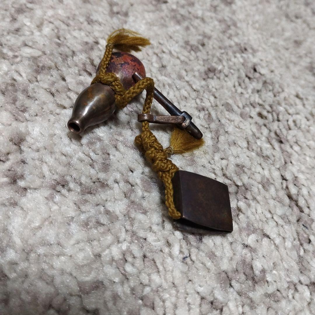 目釘抜き　ハバギ付　刀装具　武具　日本刀