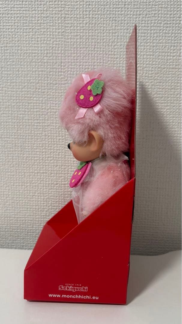 【即日発送】 EU限定 モンチッチ　海外　正規品　いちご　Monchhichi