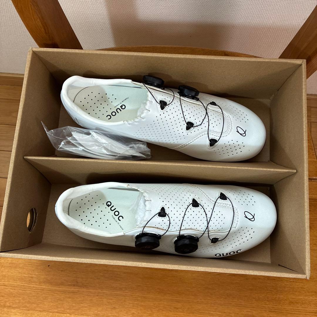 QUOC ホワイト ビンディングシューズ