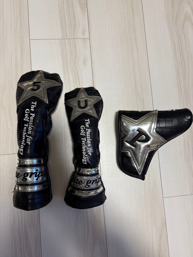 elite grips キャディバッグ ヘッドカバーセット
