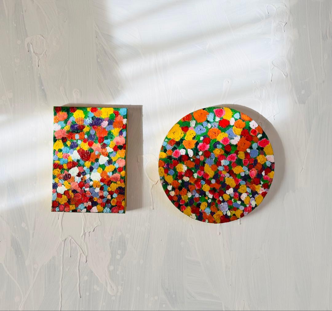 【ご注文品】wildflowers 油彩画2点