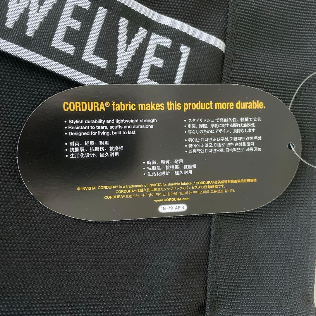 V12 ゴルフ　トートバッグ ビッグトート　ブラック