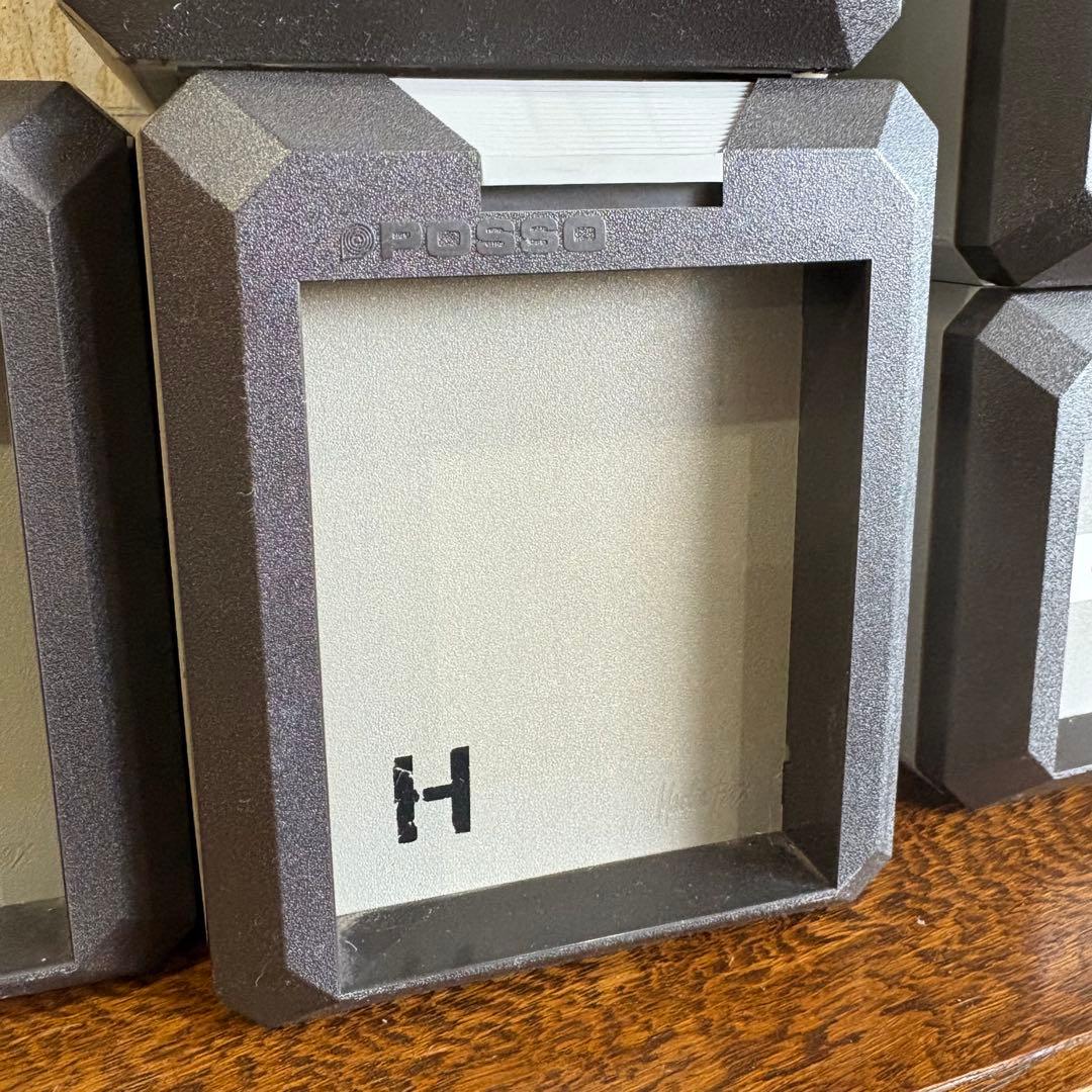 POSSO フランス製　オーディオライブラリー　CD カセット　収納ケースセット