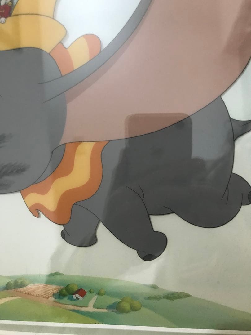 ディズニー　保証書付き　ダンボ　シルクスクリーン