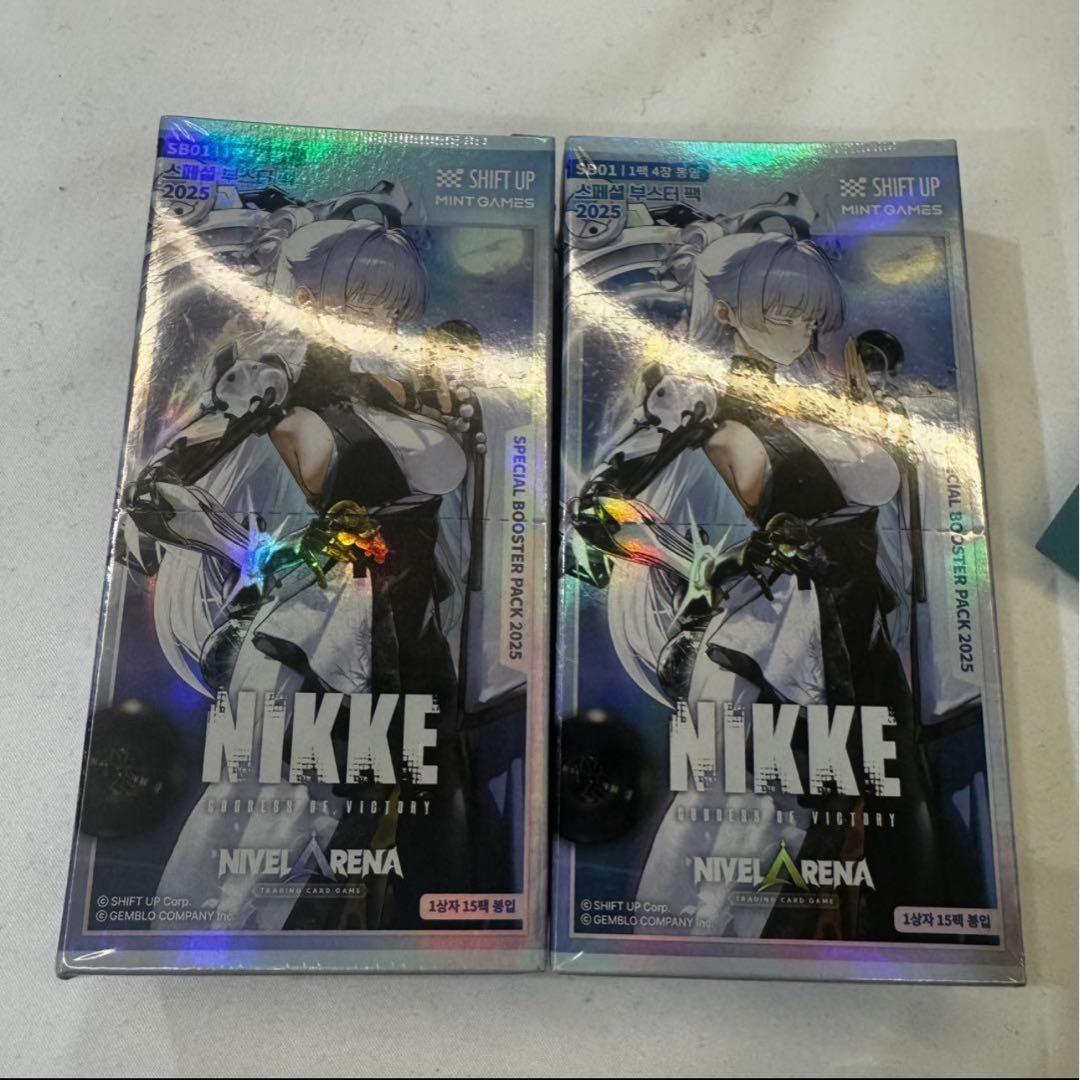 海外限定】勝利の女神NIKKE ニベルアリーナ カードゲーム 2BOX おまけ付