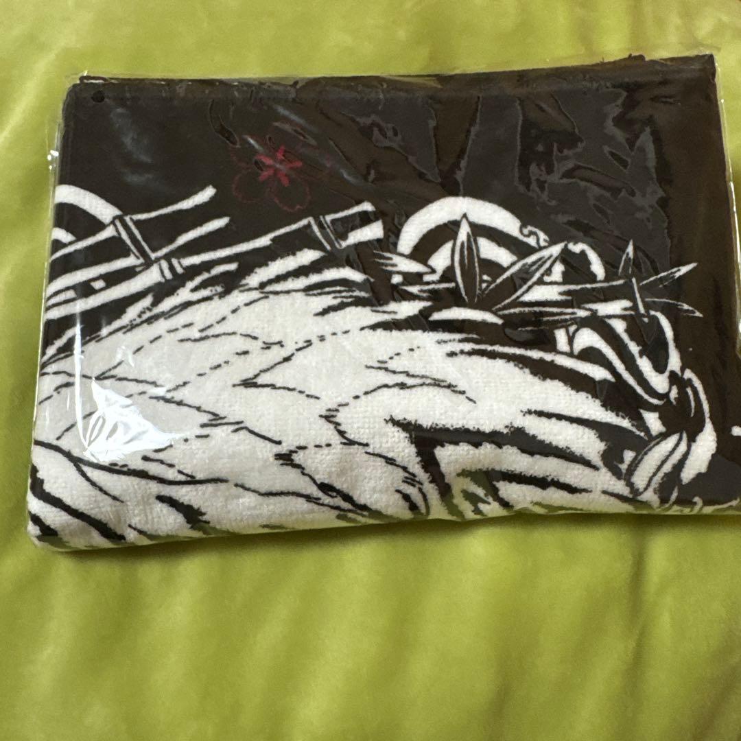 深山霧島 入れ墨デザイン フェイスタオル 来世は他人がいい