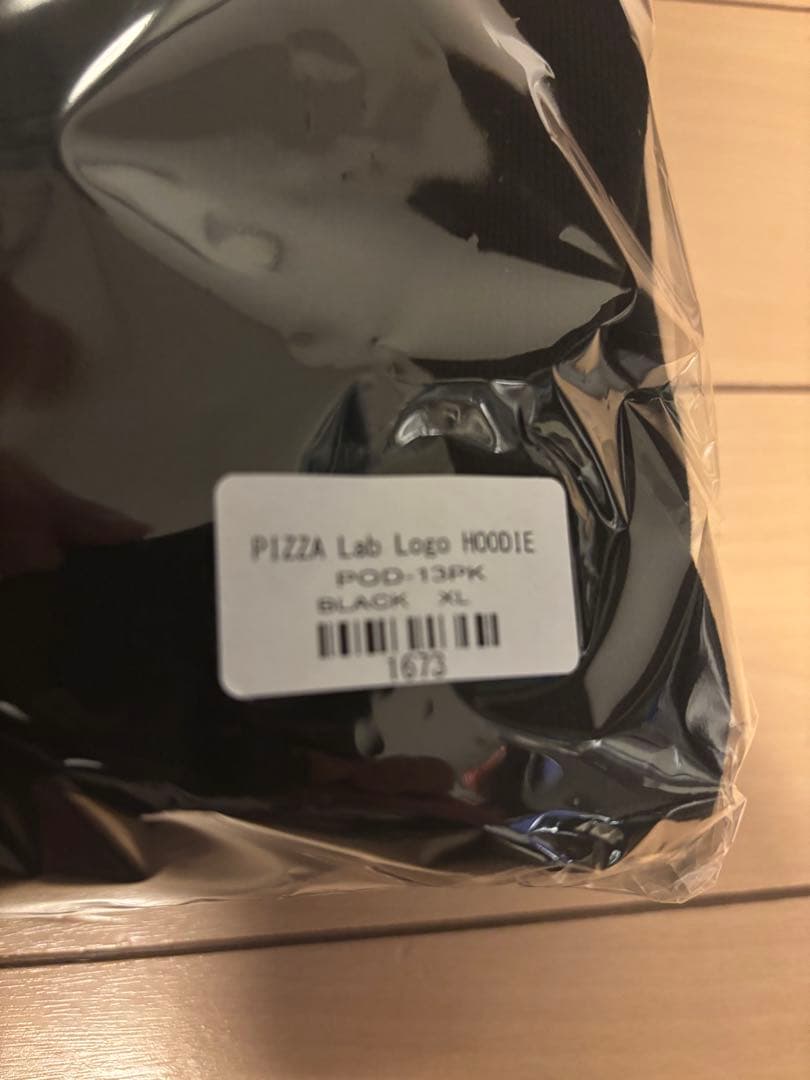 PIZZA Lab Logo HOODIE ブラック XL