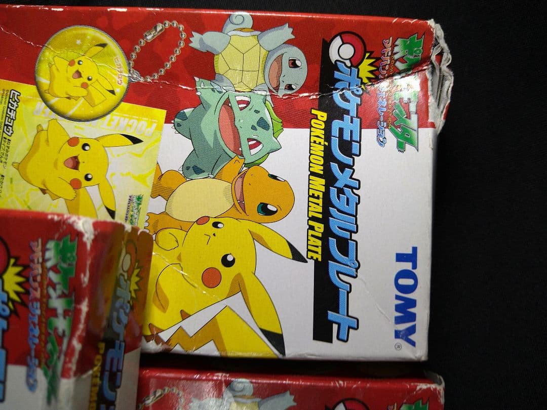 2004 ポケモンメタルプレート 5個セット TOMY 未開封