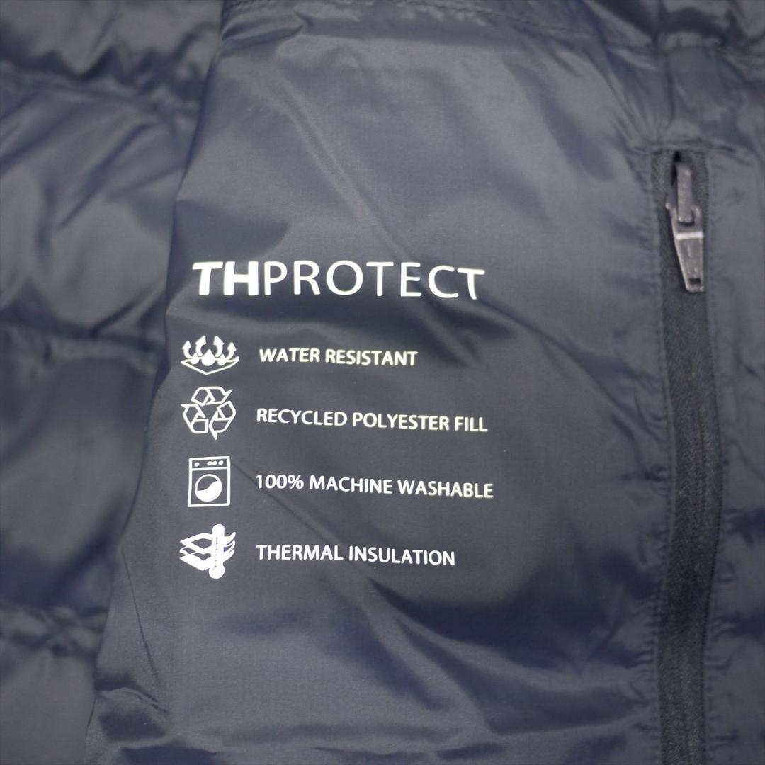 新品 トミーヒルフィガー THPROTECT 軽量 耐水 中綿 ベスト L 紺