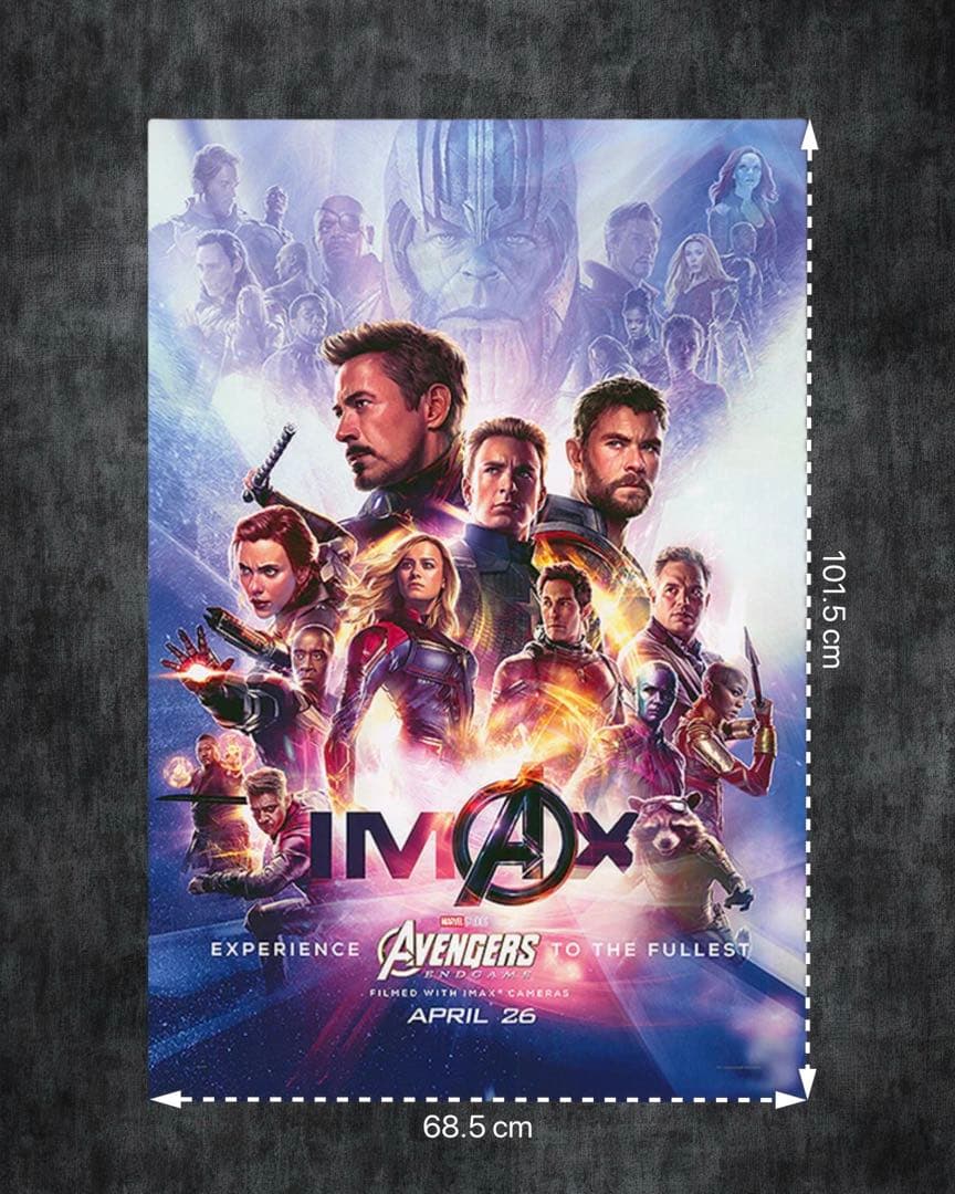 *枚数限定*映画館用両面印刷ポスターUS版:アベンジャーズ エンドゲーム