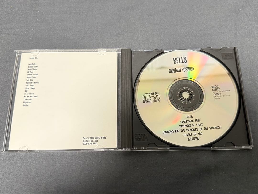 【クリスマス】吉田美奈子　BELLS 初回オリジナル盤　美品