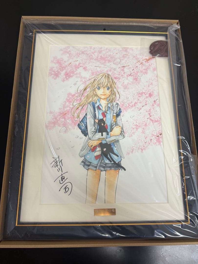 【激レア受注生産品】 四月は君の嘘　複製原画 A3サイズ　宮園かをり