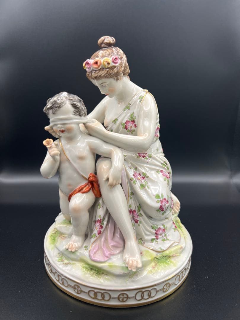 母子像 陶磁器 フィギュア