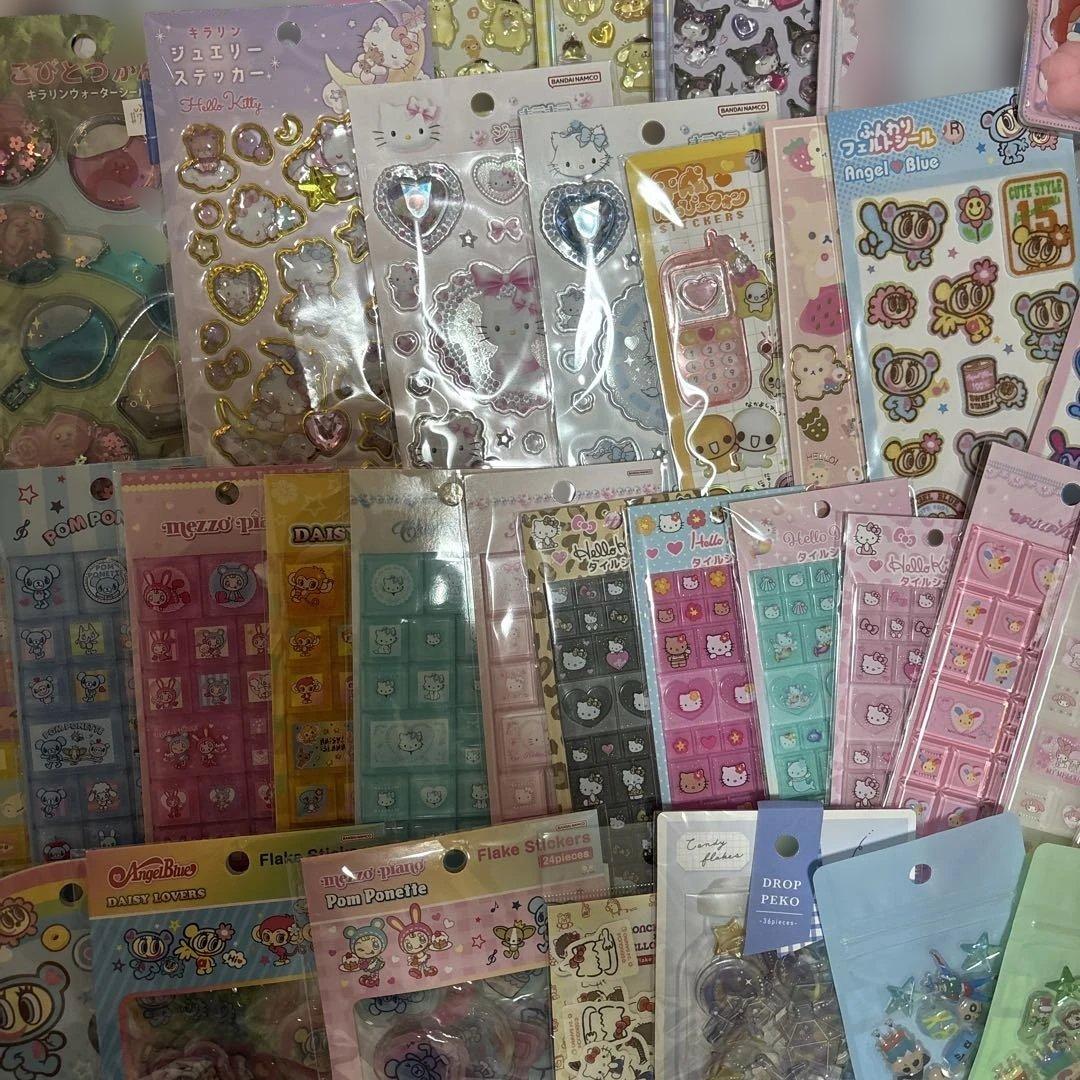 ボンボンドロップシール　うるちゅる　タイル　おはじき　　各種78枚など　まとめ