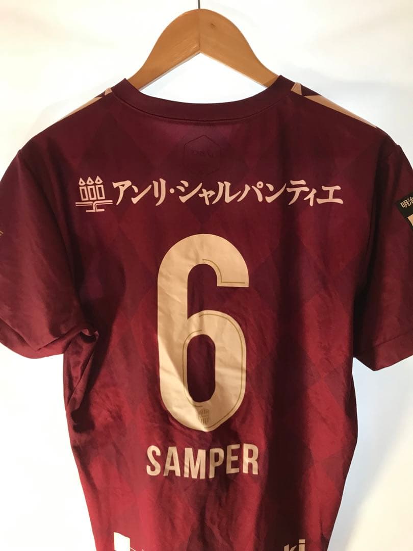 正規品asics ヴィッセル神戸「6」セルジ・サンペール 半袖 XLユニフォーム