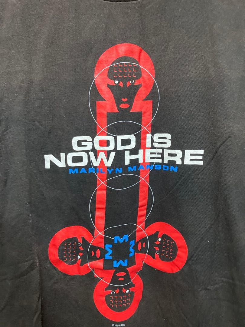 レア マリリン・マンソン Tシャツ「GOD IS NOW HERE」